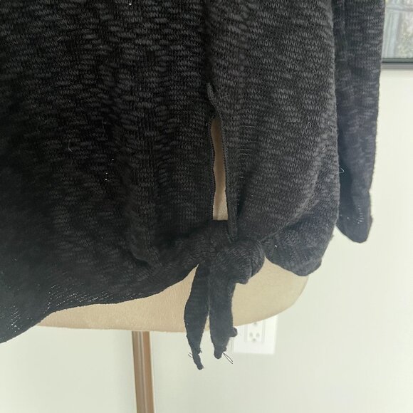 Pebble and Stone Black/Gray Lightweight Sweater S - Picture 3 of 7